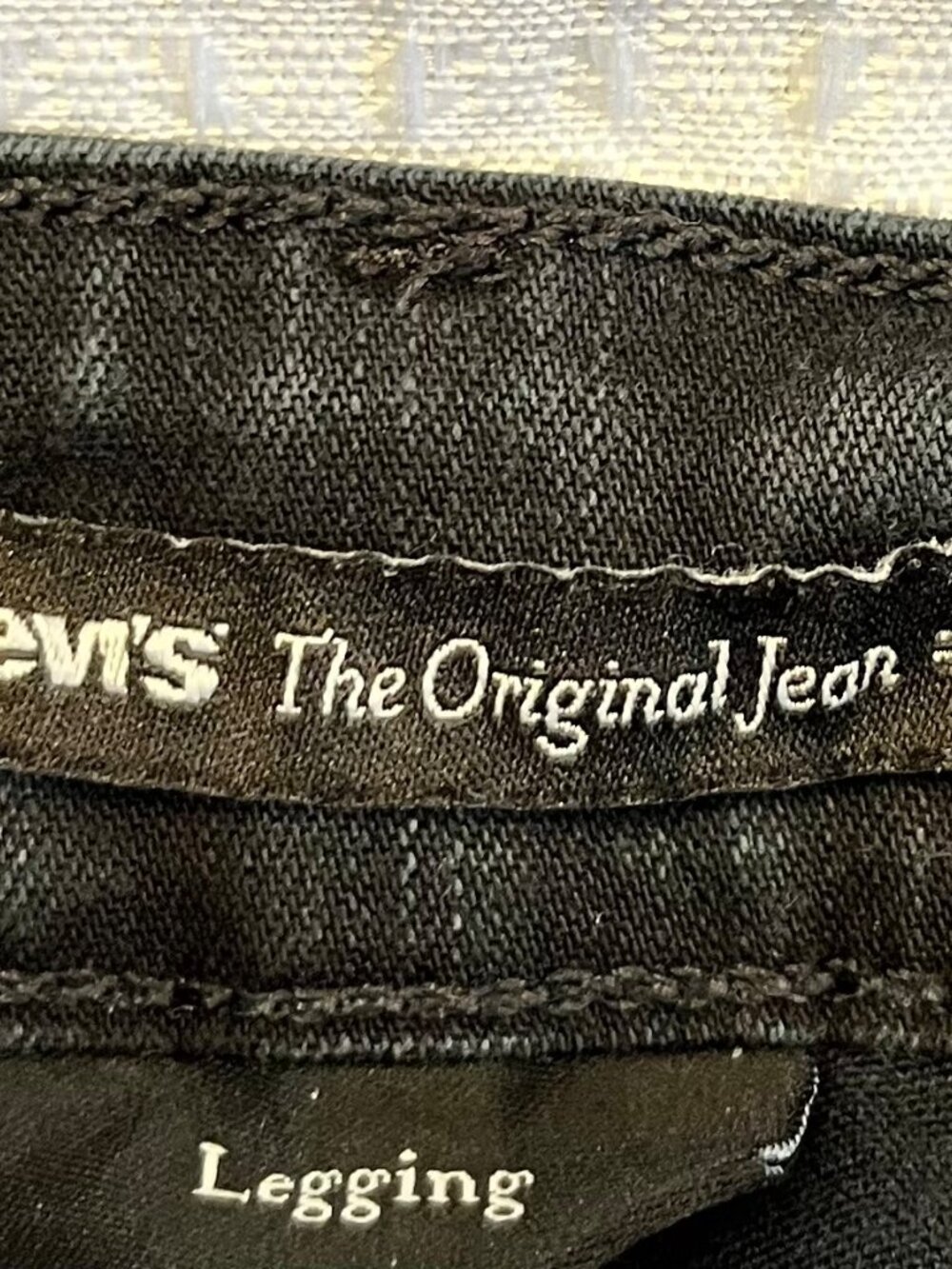 Levi's The Original Jean Leggings Black size 20 - Picture 5 of 8